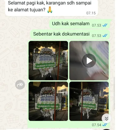 Pengiriman Papan Bunga Selamat Pasir Nangka Tigaraksa